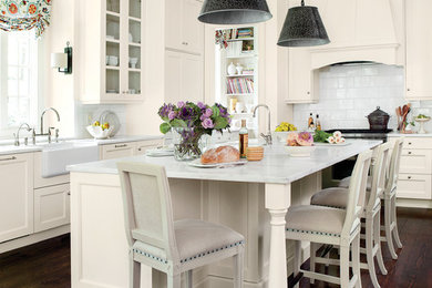 Elegant kitchen photo in Atlanta