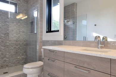 Inspiration for a transitional bathroom remodel in Chicago