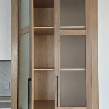 Sintered Stone Countertops and Cabinets, Book Shelf, Vanities