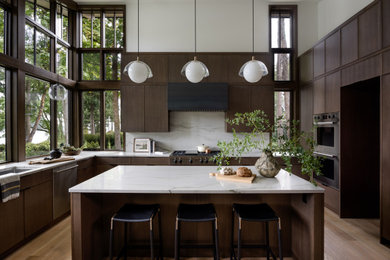 Photo of a transitional kitchen in Seattle.