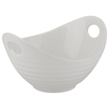 Whittier Boat Bowl With Ribbed Texture, Set of 4