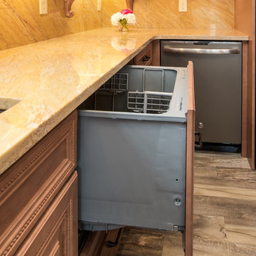 Ornate Maple Toffee Kitchen