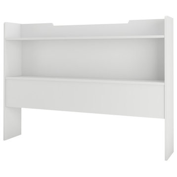 Nexera 346303 Full Size Storage Headboard, White