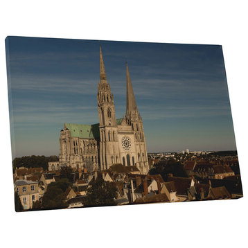 Castles and Cathedrals "Chartres France Our Lady of Chartres Cathedral" Wall Art