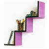 The Lilacs Ladder-Shaped Leather Shelf / Bookshelf / Floating Shelf
