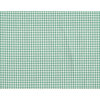 Round Tablecloth French Country Gingham Check Pool Blue-Green Cotton, 90"