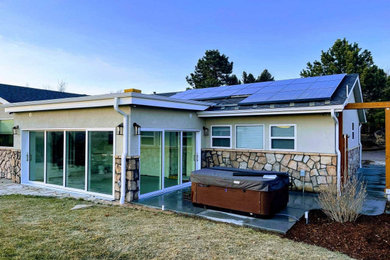 Inspiration for a contemporary home design remodel in Denver