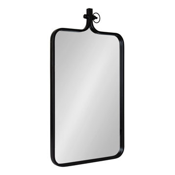 Yitro Framed Wall Mirror, Black 20x35