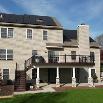 Elevated Deck with Covered Patio Retreat