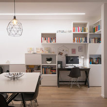 Soggiorno con angolo studio