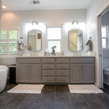 Beautiful Bathroom Remodel in Oakdale (bathCRATE Country Oak Court)