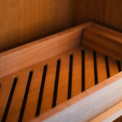 Custom Display Humidor - Accent Chests And Cabinets
