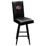 Dreamseat - Iowa Hawkeyes Patriotic Primary Swivel Bar Stool With Black Vinyl - Perfect for your bar or around a pub table, you can even use it behind low seating to create a stadium feel. The Bar Stool Swivel 2,000 incorporates contemporary styling with durable full 360 degree swivel base, sturdy 18 gauge powder coated steel frame and upholstered vinyl seat. Features designed for commercial or home usage. The patented XZipit system provides endless logo options on the front and back of the chair and allows you to showcase your favorite team or interest. Additional rear logo panel available.Features: