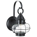 Norwell Lighting - Cottage Onion Large Wall Light, Black - See Image 2 For Metal Finish