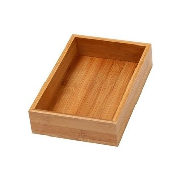 Bamboo Drawer Organizer Box