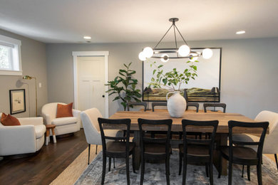 Example of a cottage dining room design in Phoenix