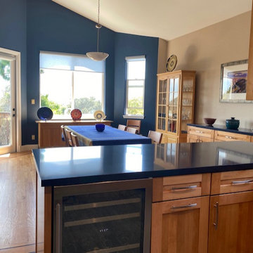 Oakland Hills Blue Kitchen