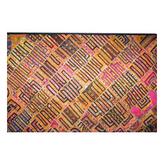 Mogul Interior - Decorative Tapestry Throw Kutch Embroidery Wall Hanging - Tapestries