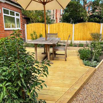A Front and Back Garden in Heaton Moor