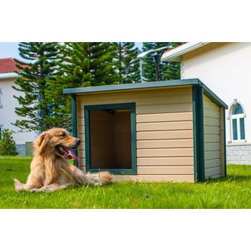 ECOFLEX Lodge Style Dog House, Jumbo