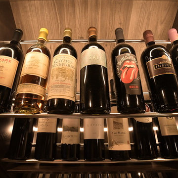 San Juan Capistrano Glass Contemporary Modern Wine Cellar Wine Wall Wine Room