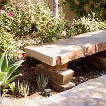 limestone bench
