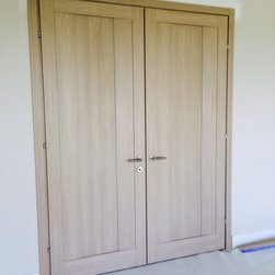 Italian Modern Interior Doors - Light Oak Finish - Interior Doors