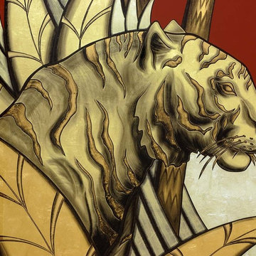 Verre Eglomise Murals