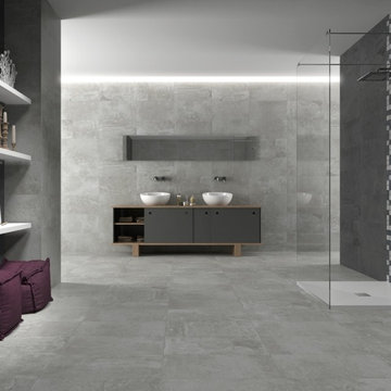 Stone Trend Grey Porcelain Tiles - Direct Tile Warehouse