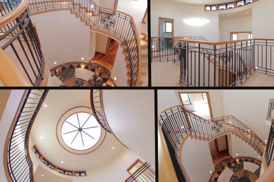 Inspiration for a staircase remodel in Montreal