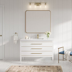Transitional Bathroom Vanities And Sink Consoles by Dowell K&B Supplies