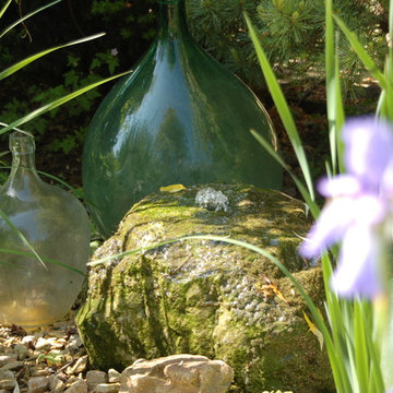 Wasserspiel im Garten