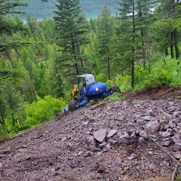 Whitefish Lake Overlook - Utility install