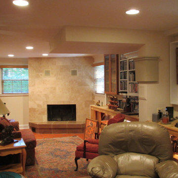 Living Room with Fireplace