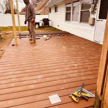 Custom Backyard Deck – Trex Composite | Langhorne, PA