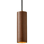 LumenArt - WYP Pendant Light, Walnut, Short - *Please refer to swatch in second image for shade color.