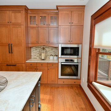 Fabulous Arts and Crafts Home Features Stunning Shaker Cabinets