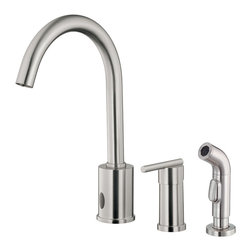 Danze Parma&trade; Dual Function Kitchen Faucet with Spray - Kitchen Faucets