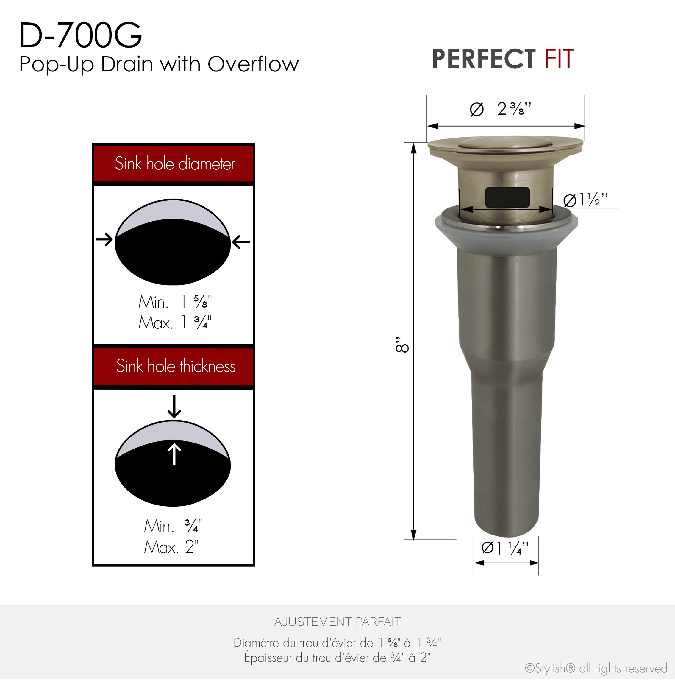 STYLISH Single Handle Brushed Gold Vessel Bathroom Faucet with Pop Up Drain
