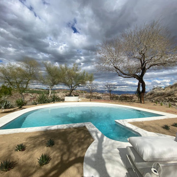 New custom pool/spa in Cahuilla Hills Palm Desert