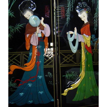 hand painted wallpaper/ Embroidered wallpaper and other hand painted prodcuts