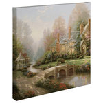 Thomas Kinkade - Beyond Spring Gate Gallery Wrapped Canvas, 20"x20" - Featuring Thomas Kinkade's best-loved images, our Gallery Wraps are perfect for any space. Each wrap is crafted with our premium canvas reproduction techniques and hand wrapped around a deep, hardwood stretcher bar. Hung as an ensemble or by itself, this frame-less presentation gives you a versatile way to display art in your home.