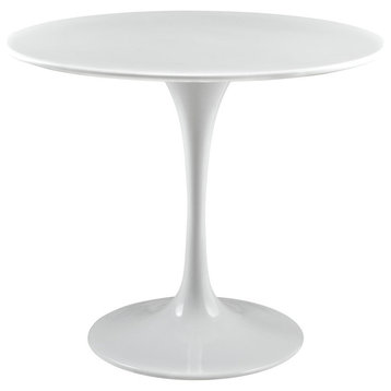 Modern Contemporary Kitchen 36" Dining Table White