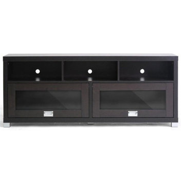 Pemberly Row 57.63" TV Stand in Dark Brown