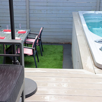 Danforth Modern Backyard Swim Spa