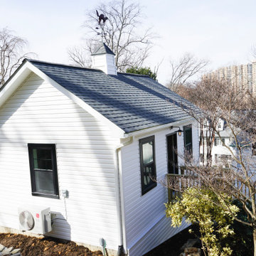 Alexandria, VA: Detached Car Garage with a Second Floor Workout Room