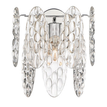 Isabella's Reign Wall Sconce in Polished Nickel