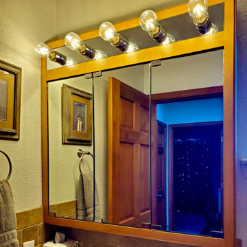 Medicine cabinet before and after