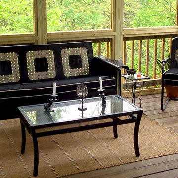 Restored Glider Set Cushions