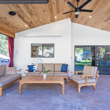 Los Angeles Open Patio Cover and Vaulted Ceiling Patio Cover